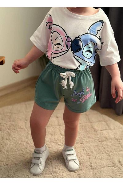 Bebeelkids Girl's Stitch Detailed Set of 2