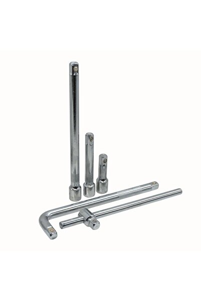 kayasanyapimarket Professional Global 1/2 Socket Extension t Arm Chrome Intermediate Arm 5 Pieces