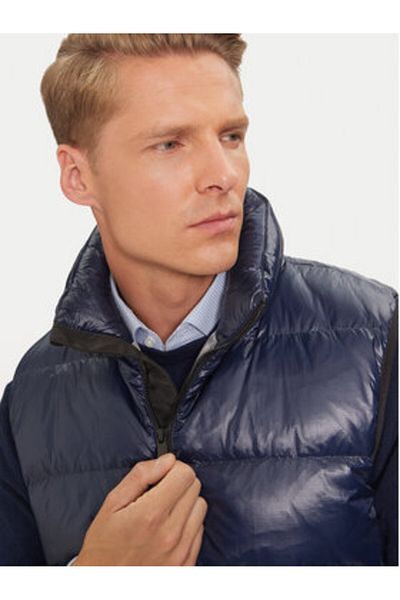 LA MARTINA Men's Vest ZMO007 PA078 Navy Blue