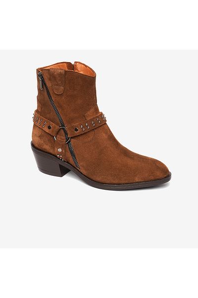 Greyder Γυναικείες μπότες Sigaro Suede από γνήσιο δέρμα με τακούνι 4k2tb59179