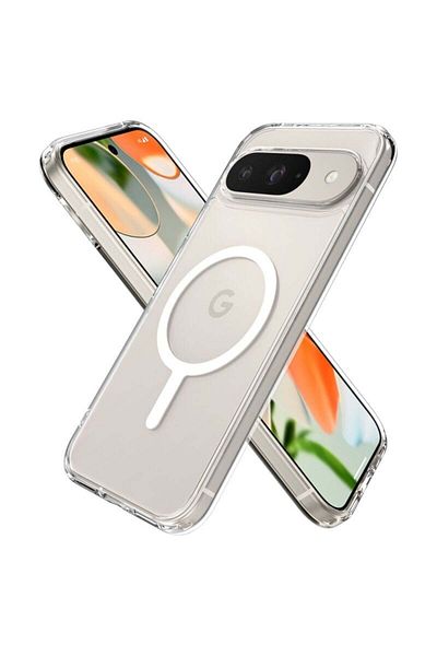 SKYDDAR INNOVATION Case for Google Pixel 9, Shockproof MagSafe, Transparent, sticker set