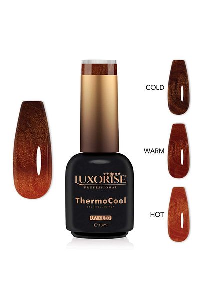 LUXORISE Oja semipermanentă termică ThermoCool în 3 culori - Bronz Radiance 10ml