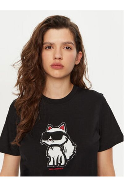 Karl Lagerfeld Tricou damă A1W17128 Negru