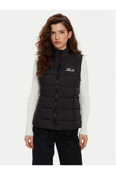 Karl Lagerfeld Women's Sleeveless 246W1512 Black