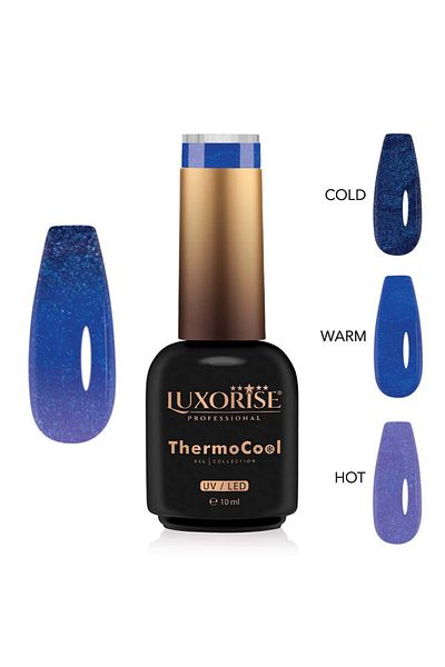 LUXORISE Oja termică semipermanentă ThermoCool în 3 culori - Couture Lavender 10ml