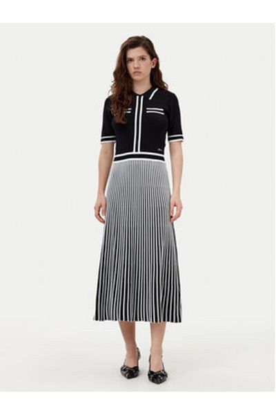 Karl Lagerfeld Women's Knitted Dress A1W13026 Black