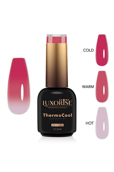 LUXORISE Oja termică semipermanentă ThermoCool în 3 culori - Pure Princess 10ml