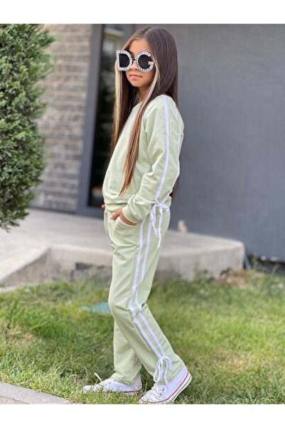 zeynoshkids Girl's Bottom Top Tracksuit Set