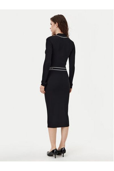 Karl Lagerfeld Women's Knitted Dress A1W13027 Black