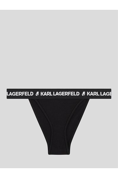 Karl Lagerfeld Women's Brazilian Briefs 225W2127 Black