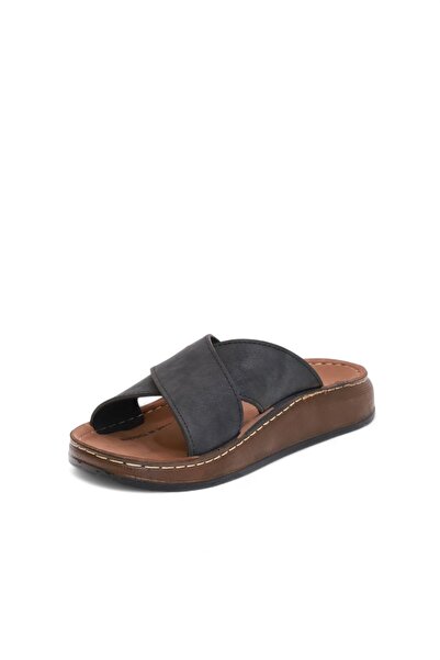 Konfores 2162 Full Anatomical Sole Men's Slippers Compatible for Daily, Umrah and Hajj