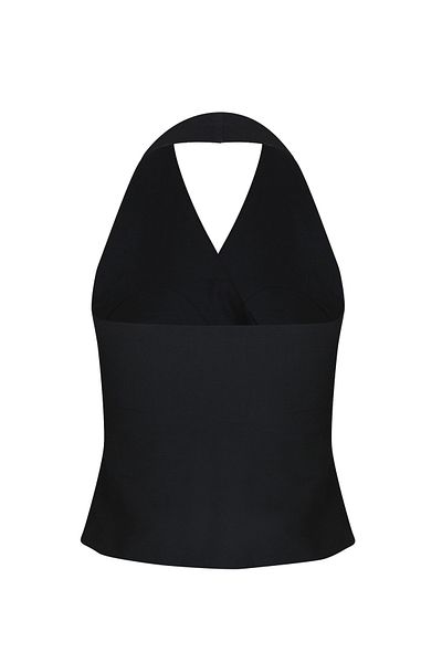 La Sarta Lera Woven Black Cepken Vest
