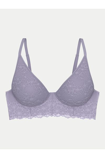 Triumph Women's Non-wired Bra 10216463 BRIGHT SPOTLIGHT P Purple