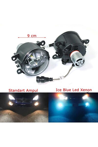 3 Tıkla Renault Symbol 2011 Buz Mavisi Led Xenon Sis Farı Seti