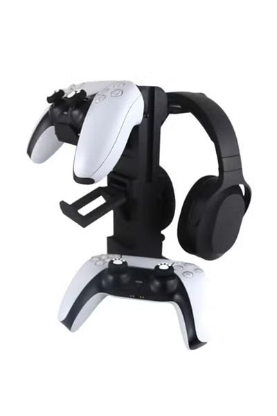 3D Brothers Tower Versatile Stand for Headset & Controller Base Holder for PS5/Xbox/Nintendo/ALL