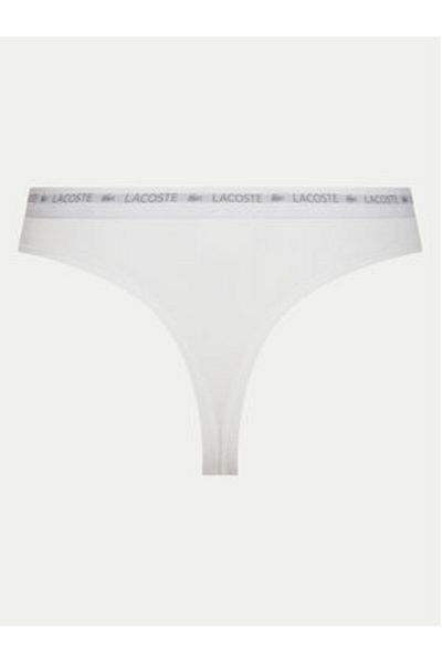 Lacoste Set de 3 perechi de tanga pentru femei 8F1341 Colorat