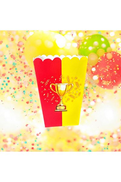 Cadde Süs Themed Popcorn 8-Piece Corn Box