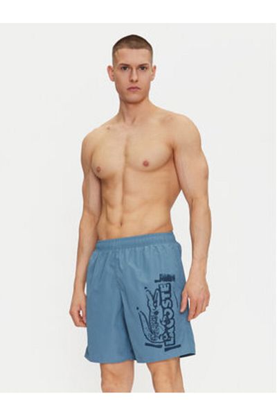 Lacoste Pantaloni scurți de baie pentru bărbați MH9135 albaștri