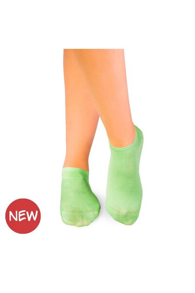 Pirin Hill Κοντές κάλτσες από μερσεριζέ βαμβάκι σε ανοιχτό πράσινο χρώμα