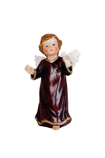Clayre & Eef Polyresin Angel figurine 7x5x12 cm