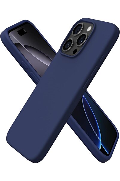 Delivus جراب سيليكون لهاتف iPhone 16 Pro، ناعم الملمس، مضاد للخدش، بطانة من ا...