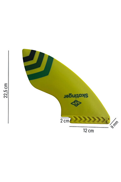 Skatinger Sup Paddle Board Şişme Sörf Tahtası Renkli Fin