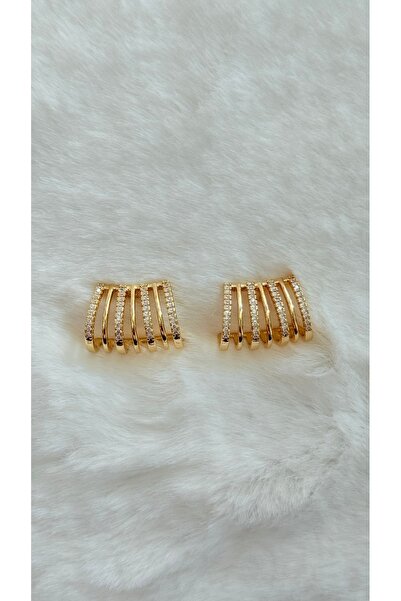 GM TAKI Gold Line Steel Earrings Gold