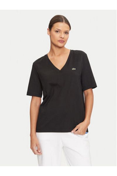 Lacoste Tricou damă Lacoste TF7300 negru