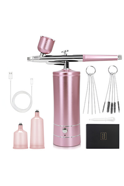 HASEPE Portable airbrush airbrush set with compressor, hand sprayer, 0.3mm no...