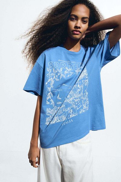 H&M Oversized Printed T-shirt