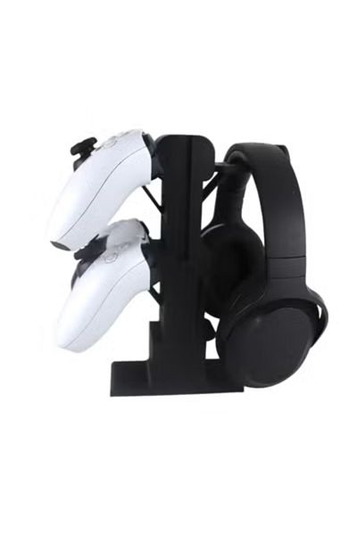 3D Brothers Tower Versatile Stand for Headset & Controller Base Holder for PS5/Xbox/Nintendo/ALL