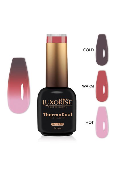 LUXORISE Ojă termică semipermanentă ThermoCool în 3 culori - Infinite Grace 10ml
