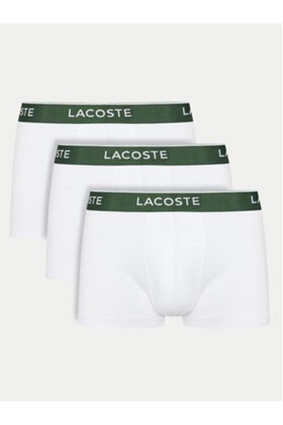 Lacoste Men's Set of 3 pairs of boxers 5H1300 White