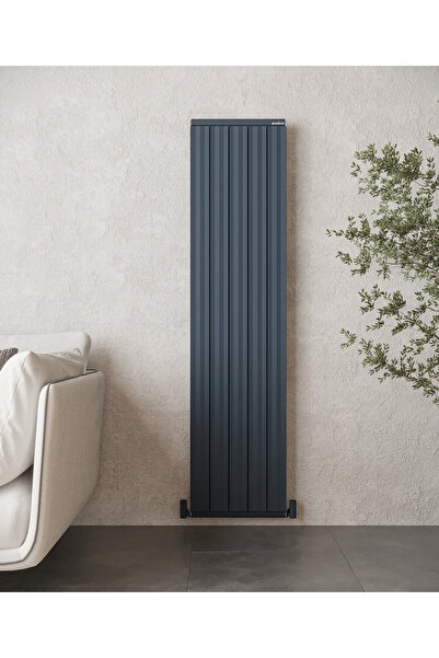 Radium Nergis Elite Alüminyum Dikey Radyatör 1000x507 mm Antrasit