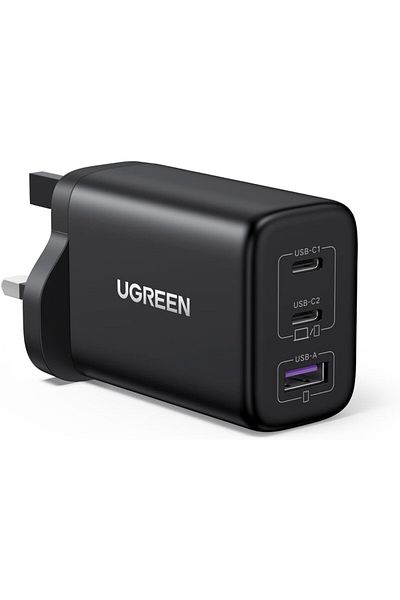Ugreen 65W USB-C Charger for Samsung S24 Ultra with 3 Ports