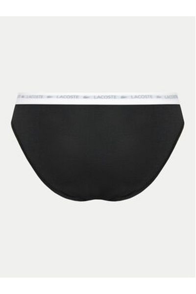 Lacoste Lacoste Set de 3 perechi de chiloți clasici pentru femei 8F1338 Negru