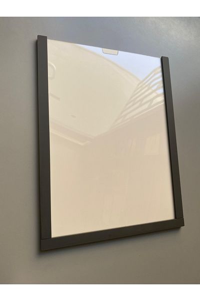 Yönline 3 Pieces A4 Anthracite Document Certificate Frame Self-Adhesive Easy to Replace Foil