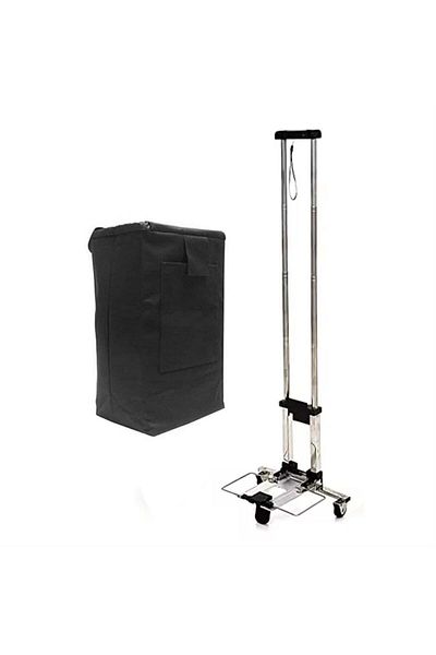 SUNUP Stainless Steel Foldable and Portable Mini Hand Trolley