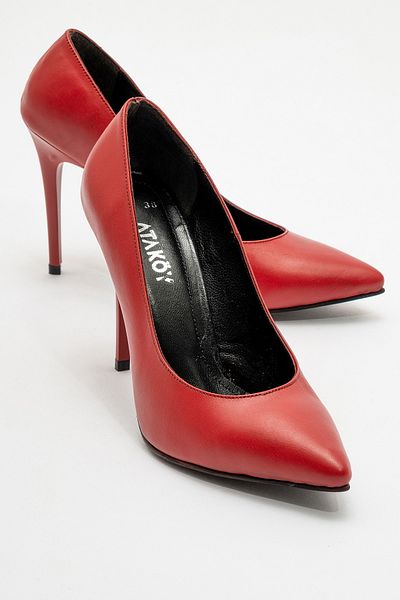 Ataköy Ayakkabı Women's Leather Stiletto Shoes