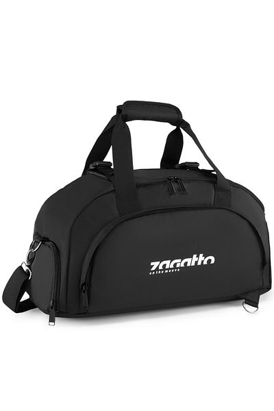 zagatto Geantă de sală 2 în 1, Zagatto®, Negru, 20L, Rucsac/Geantă, Impermeabilă, Buzunar pentru pantofi, ZG934