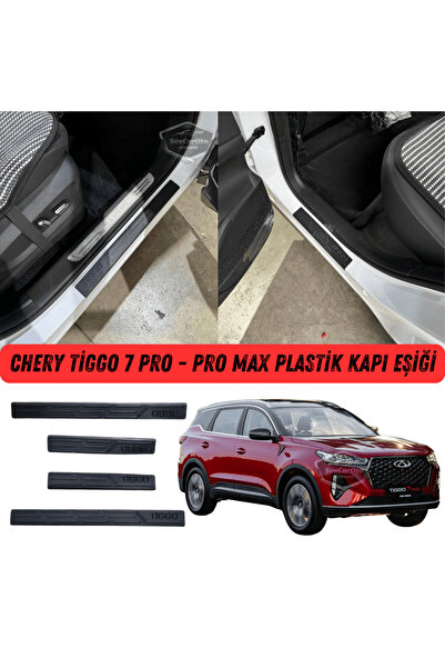 ŞüsCarOto Aksesuar Chery Tiggo 7 Pro-Pro Max Plastik Kapı Eşiği Seti Kapı Eşi...