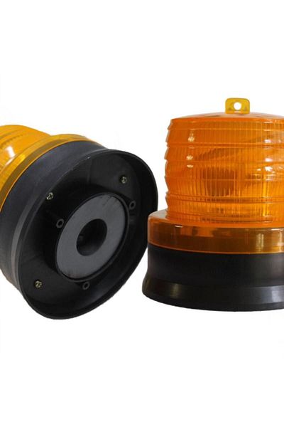 eyemazing Solar flashing yellow LED light, eMazing, IP65, 1.2V, built-in panel, 11.5x11.6 cm, yellow shade