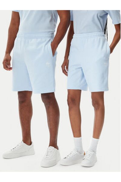Lacoste Pantaloni scurți sport unisex GH0990 Albastru deschis