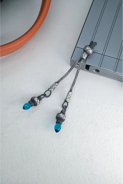 dergah tesbih Blue Silver Kazaziye Kumçi