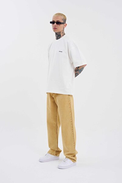 Machinist Men's Relaxed Baggy Jean Golden Acid Pants