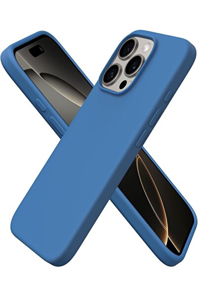 Delivus جراب سيليكون لهاتف iPhone 16 Pro، ناعم الملمس، مضاد للخدش، بطانة من ا...