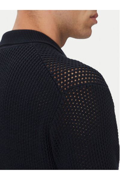 Lacoste Pulover bărbătesc AH9724 bleumarin