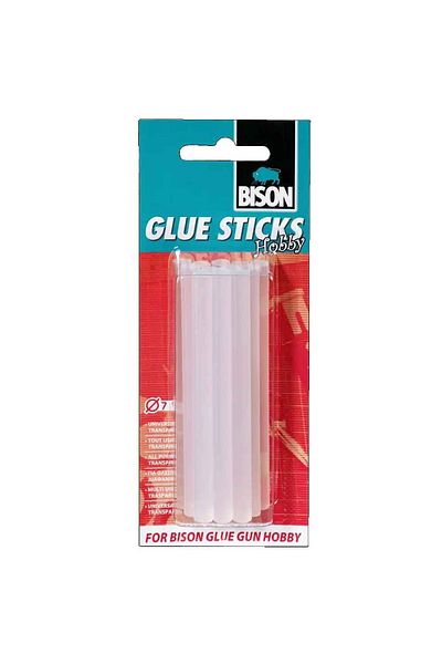 Bison Rezerve pentru sistem de lipici fierbinte Hobby, 7mm, 10 buc.