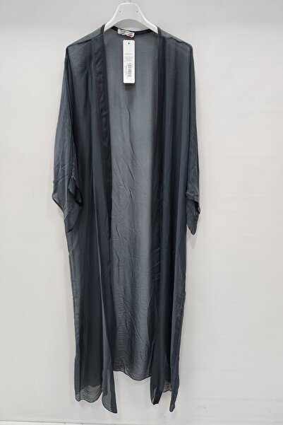 della moor Women's Anthracite Italian Silk Kaftan