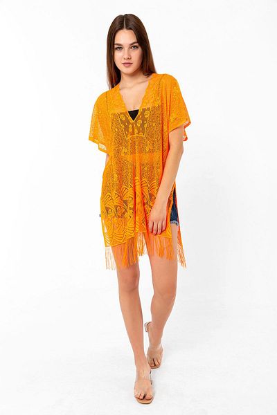 Axesoire 13335 Διχτυωτό Neon Orange Pareo